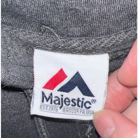 Majestic NFL New England Patriots Pullover Gray Hoodie Size Medium - Picture 5 of 5